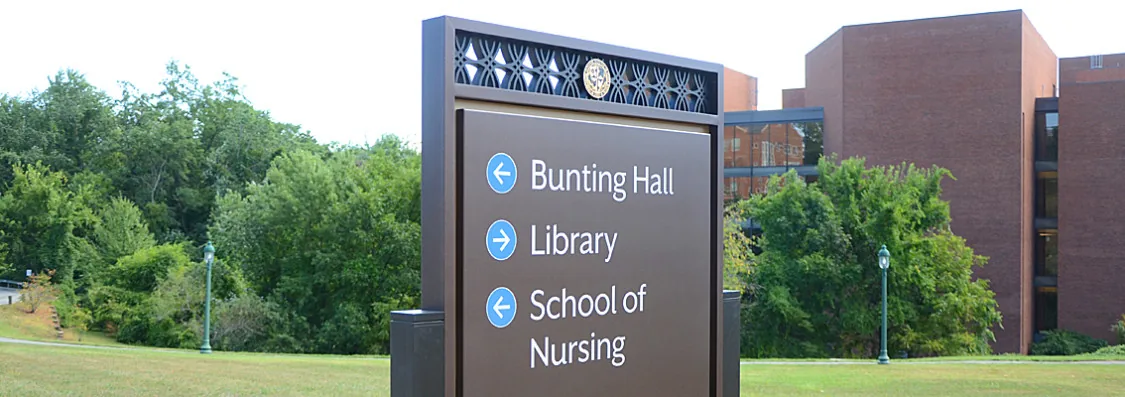 College Signs signage