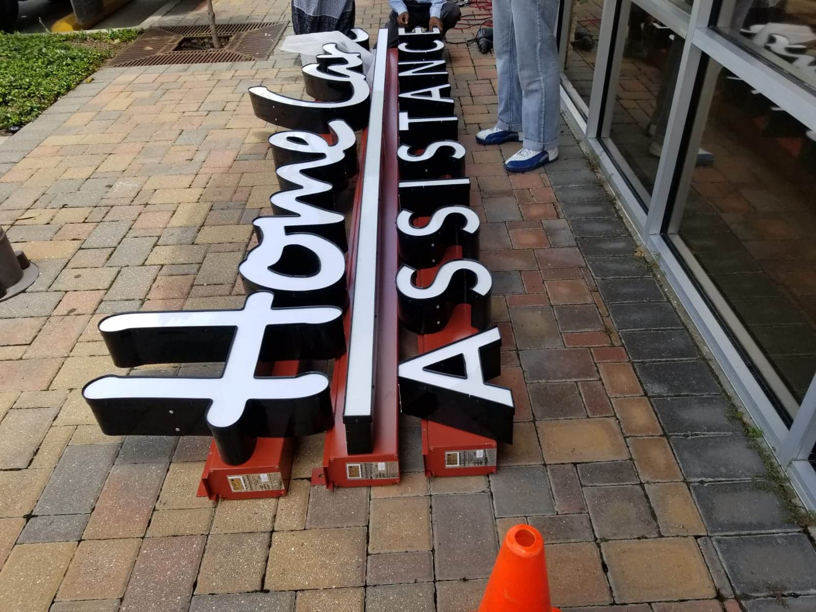 Channel-letter fabrication and installation preparation